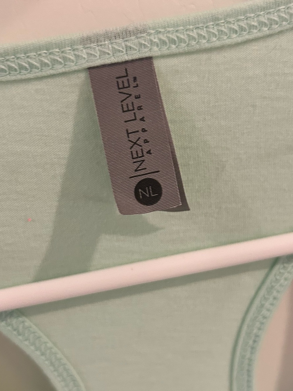 Next Level Apparel Mint Racerback Tank Top - Picture 2 of 3